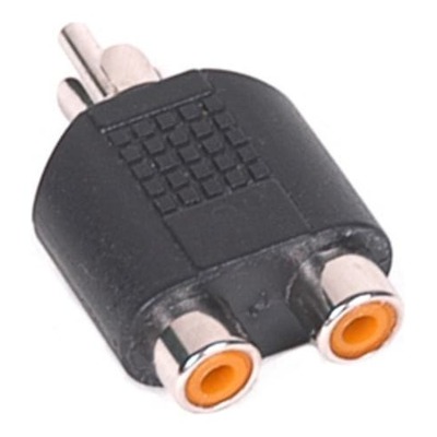 Audio Adapter - 2x RCA female to RCA male