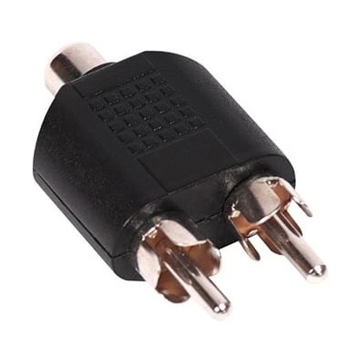 Audio Adapter - RCA Female to 2x RCA Male