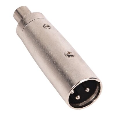 Audio Adapter - XLR male to RCA female