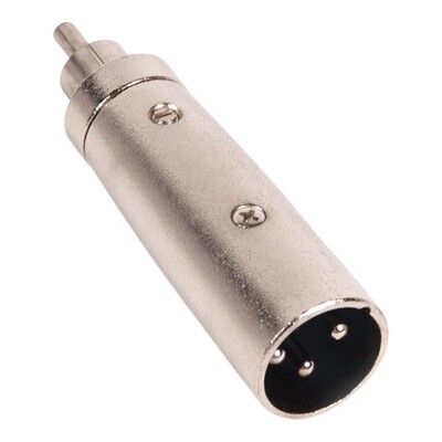 Audio Adapter - XLR male to RCA male