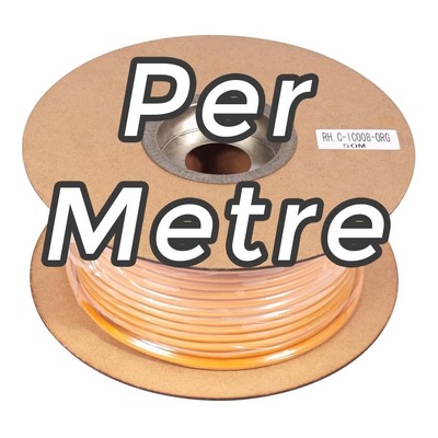 SWAMP SGC-103 Coloured Instrument / Guitar Cable - ORANGE - Per Metre