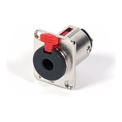 SWAMP Female 1/4" Jack Socket - TRS - Panel Mount