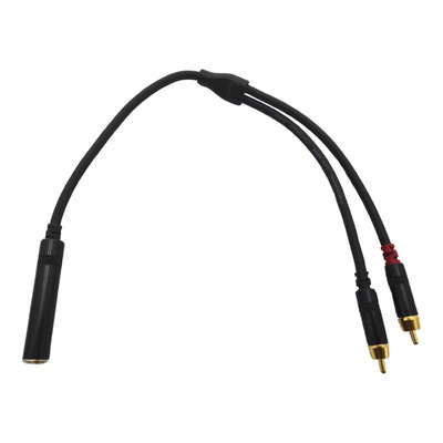 SWAMP Budget Series - Audio Link Cable - 1/4"(f) TRS to 2x RCA(m) - 30cm