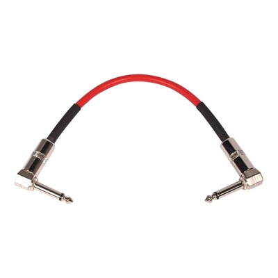 Red Guitar Effect Pedal Patch / Jumper Cable - 25cm