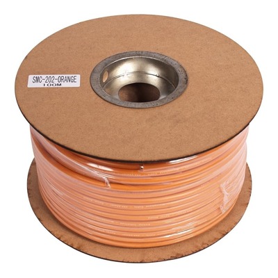 SWAMP SMC-202 Twin-Conductor Orange Microphone Cable - 100m Roll