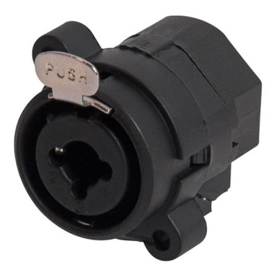 SWAMP Generic XLR(f) / 1/4"(f) Combo Panel Mount Connector