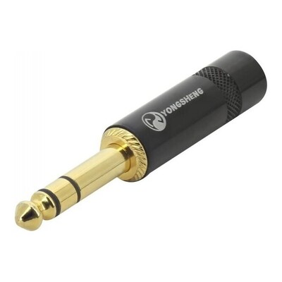 Yongsheng YS228-BG Audio Connector 1/4" (m) TRS