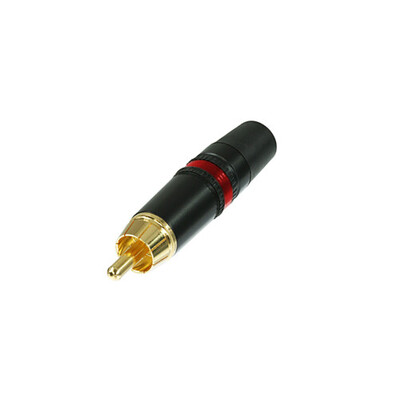 REAN NYS373-2 Red RCA Jack Connector