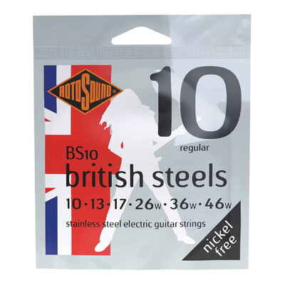 Rotosound BS10 British Steel Electric Guitar Strings - 10-46