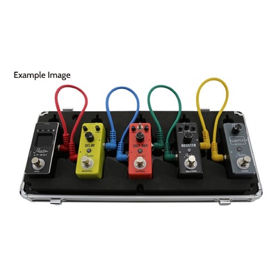 Rowin LC100 - Mini Pedal Board Case with Power Supply Cabling