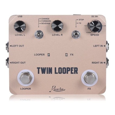 Rowin Twin Series LTL02 Guitar Looper Pedal