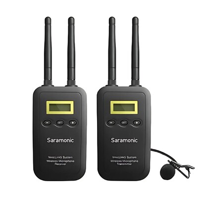 Saramonic VmicLink5 Hifi Wireless Lavalier Microphone System (5.8GHz SHF)