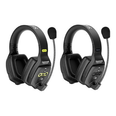 Saramonic WiTalk5 WT2D Full-Duplex 2-Person Wireless Intercom Headset System