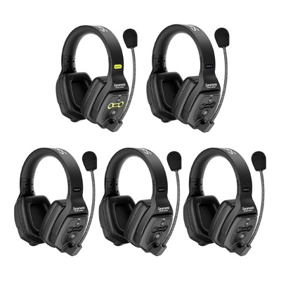 Saramonic WiTalk5 WT5D Full-Duplex 5-Person Wireless Intercom Headset System