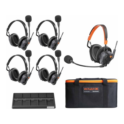 Saramonic WiTalk9X 5D 5-Person Dual-Ear Wireless Intercom Headset System