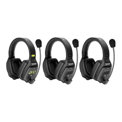 Saramonic WiTalk5 WT3D Full-Duplex 3-Person Wireless Intercom Headset System