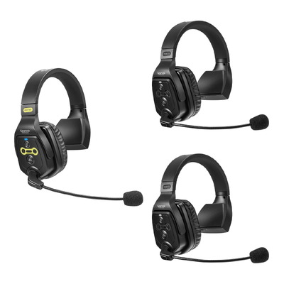 Saramonic WiTalk5 WT3S Full-Duplex 3-Person Wireless Intercom Headset System