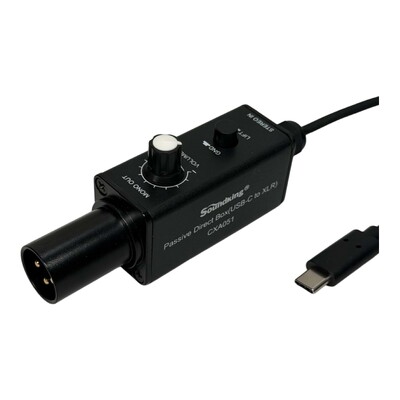 Soundking CXA051 USB-C to XLR (M) Audio Passive DI Adapter