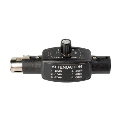 SESCOM MULTI-PAD Inline 6-Position Balanced Audio Variable Attenuator