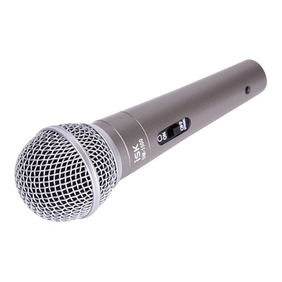 iSK DM-1500 Live Vocal Karaoke Microphone with On/Off Switch