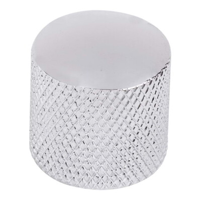 Volume / Tone Control Knob for Electric Guitar and Bass - Silver