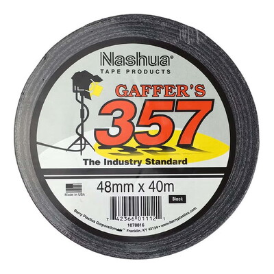 Nashua 357 Professional Gaffer Tape - Black