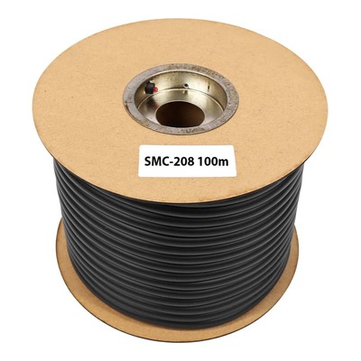 SWAMP SMC-208 Stage Series BLACK Microphone Cable - 100m Roll