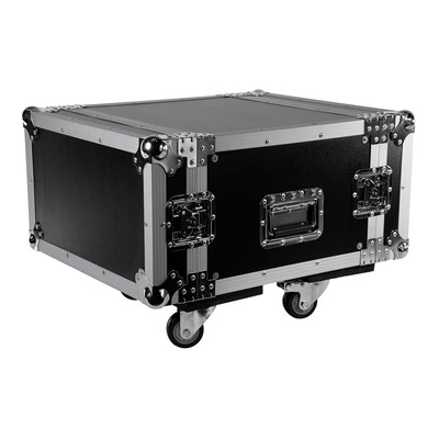 SWAMP Wooden 19 inch Rack 6U Flight / Road Case on Wheels