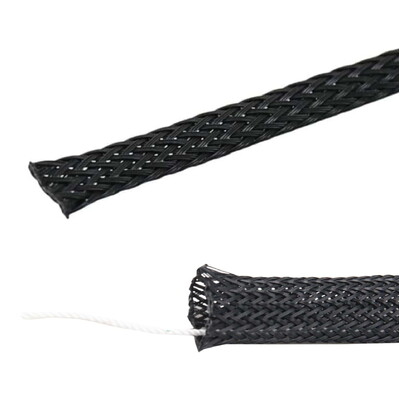 SWAMP PET008 8mm Expandable PET Braided Cable Flex Wrap w/ Rope - Per Metre
