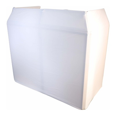 White Lycra Scrim for SWAMP XRF8002 DJ Booth