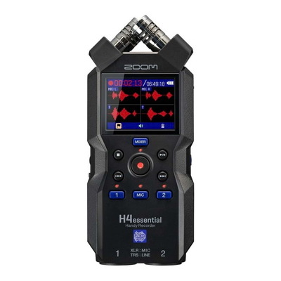 Zoom H4essential 4-Track 32-Bit Float Portable Field Handy Recorder