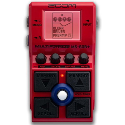 Zoom MS-60B+ MultiStomp Bass Guitar Effects Pedal